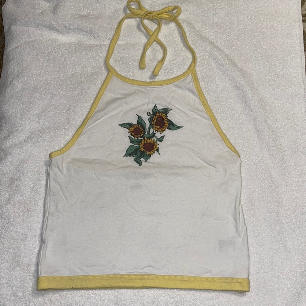 Sunflower Halter Top